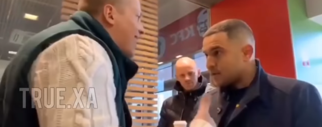 В Харькове в McDonald's нардеп "Слуги народа" устроил словесную перепалку с блогером