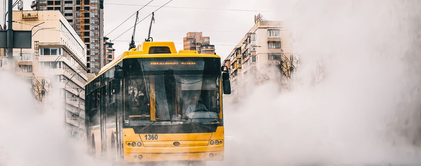 У Києві стоять трамваї та тролейбуси через аварії