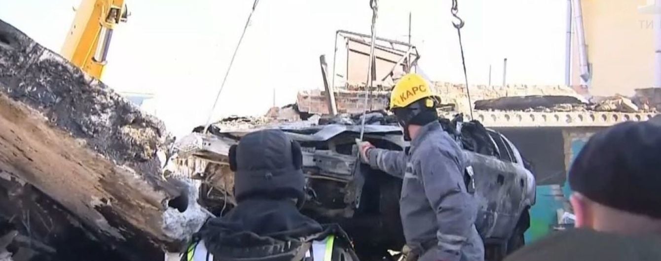 В гаражном кооперативе Киева прогремел мощный взрыв