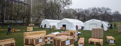 У штаті Нью-Йорк від коронавірусу померло понад 1 000 осіб, Central Park перетворили на лікарню
