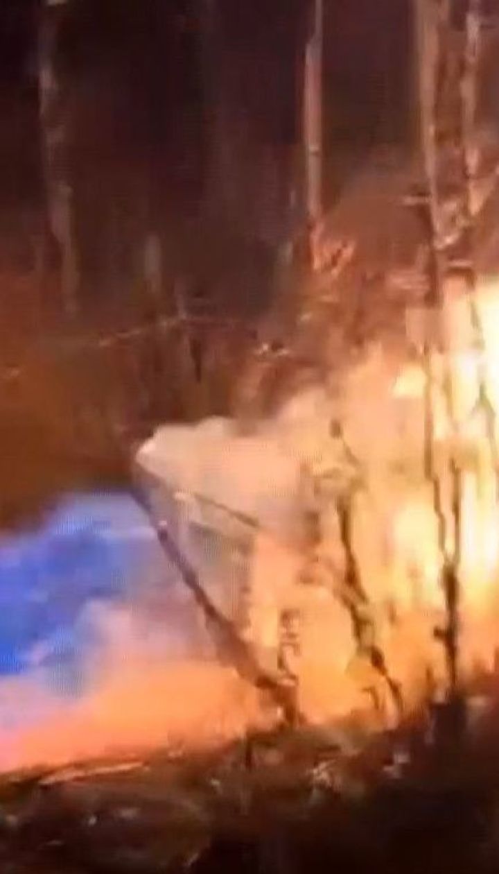 Во Львовской области неизвестные подожгли сухостой, огонь перекинулся на надземный газопровод