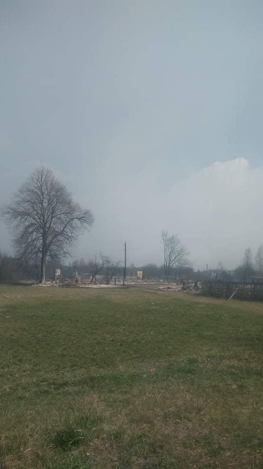 Наслідки пожежі у Житомирській області, село Личмани_1