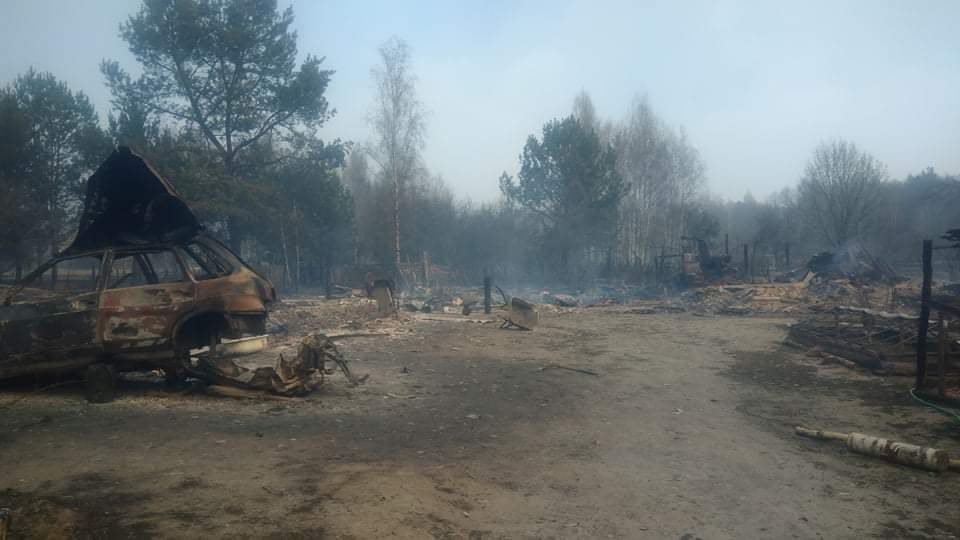 Наслідки пожежі у Житомирській області, село Личмани_4