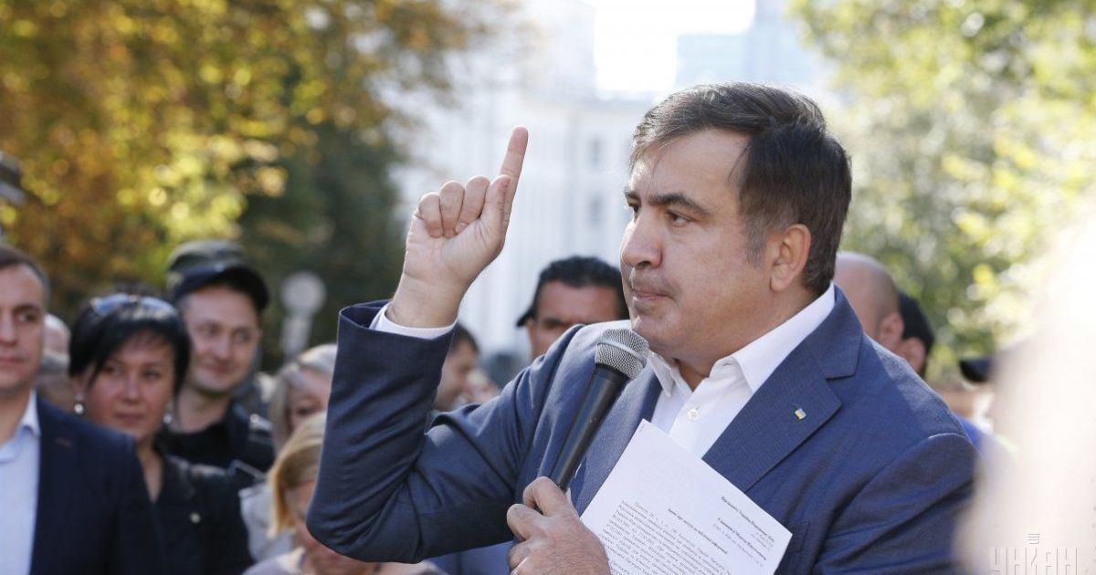 Саакашвили анонсировал суд за свое украинское гражданство
