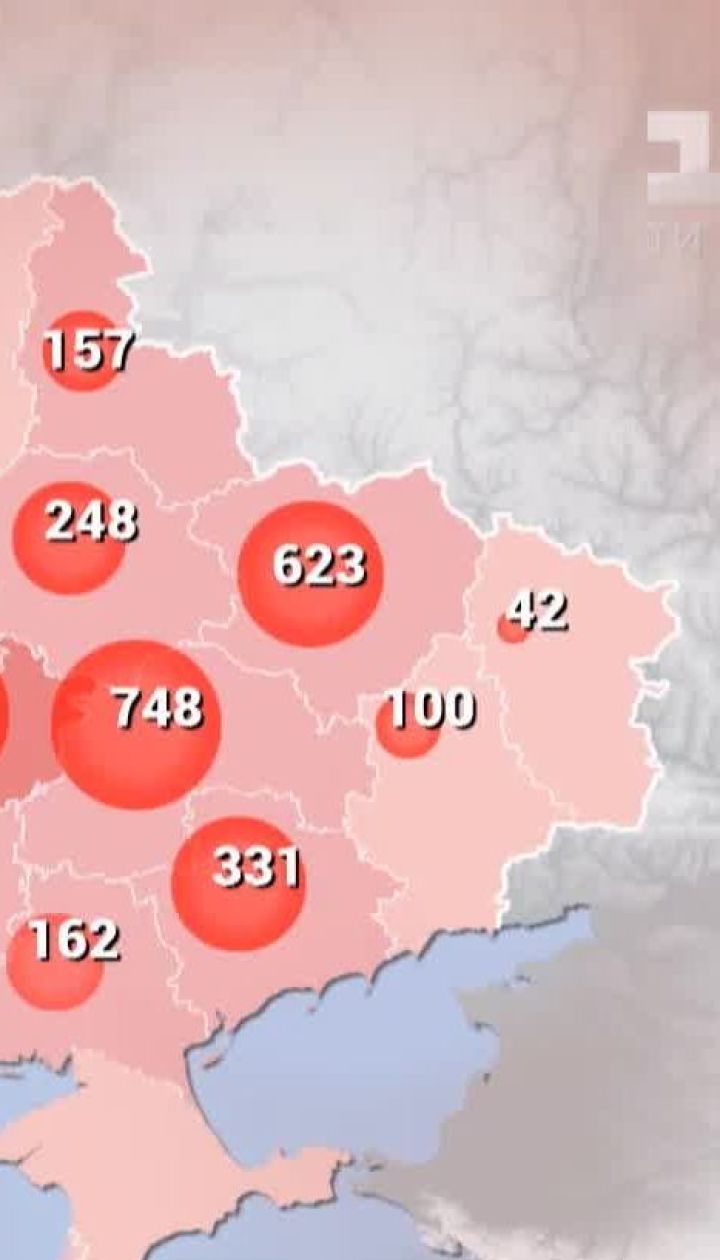 Інфіковані коронавірусом в Україні: найбільше хворих залишається на Буковині та у Києві