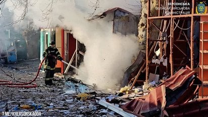 На Різдво росіяни масовано обстріляли середмістя Херсона