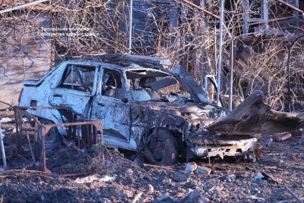 Наслідки атаки РФ. / © Очільник Запорізької ОВА Іван Федоров