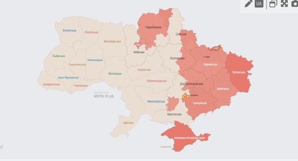 Карта тривог