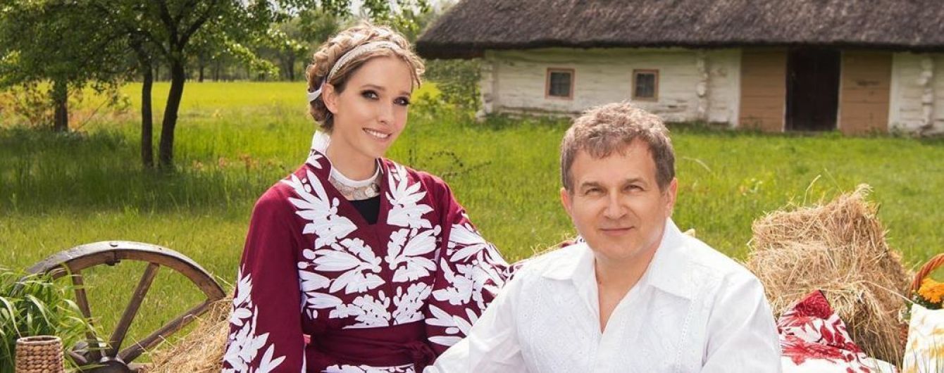Розкішна Катерина Осадча у сукні-вишиванці за ручку з Горбуновим замилувала фанів