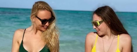 Оля Полякова розповіла, як вчила старшу доньку цілуватися
