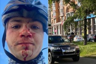 У Києві водій побив велосипедиста, бо той завадив йому поїхати тротуаром