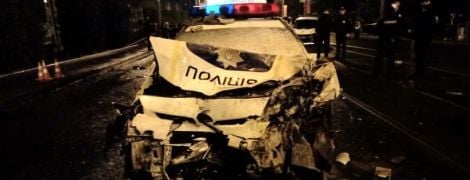 У Харкові поліцейський на Daewoo Lanos на швидкості протаранив патрульний Prius, є загиблі