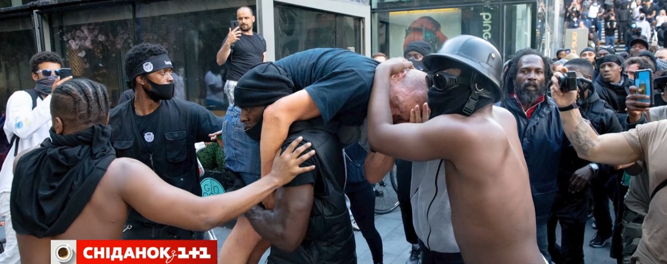 Зламати расові бар’єри: як прихильник Black Lives Matter врятував білого учасника протестів у Лондоні