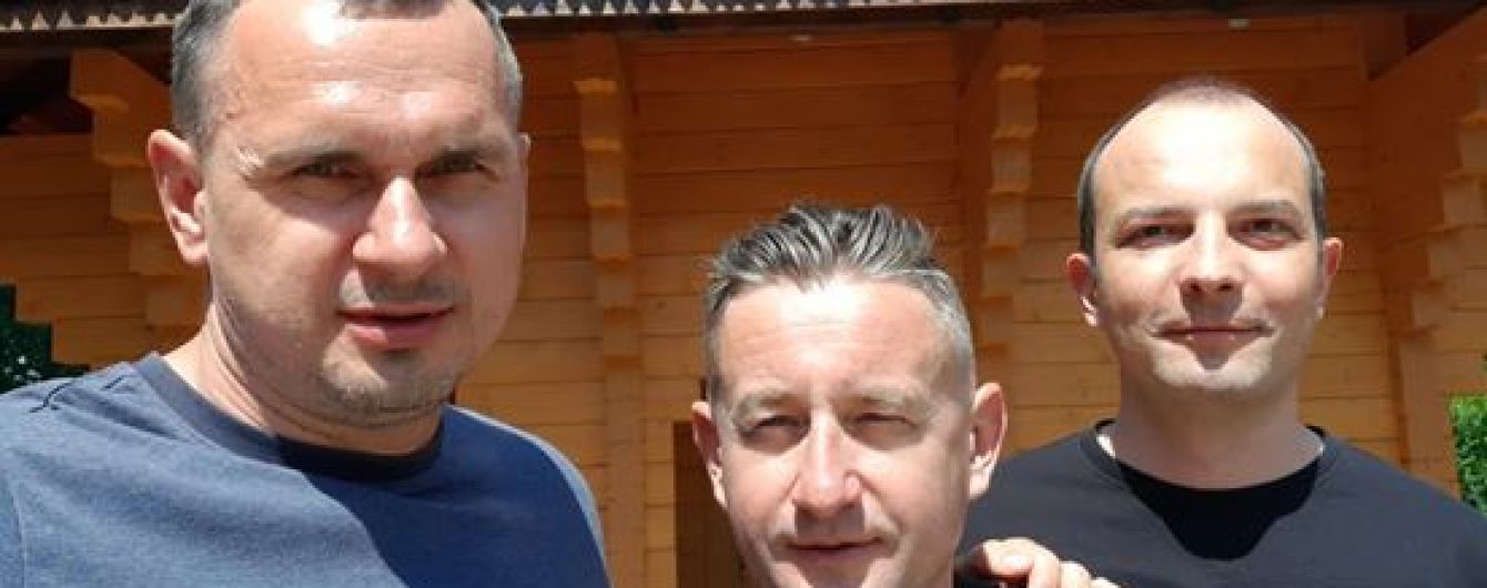 Сенцов, Соболев и Жадан поехали на линию столкновения