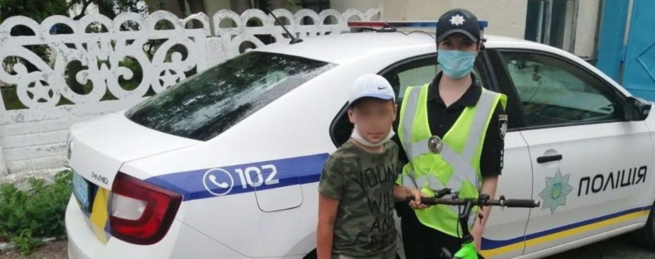 На трассе Киев-Чоп полиция обнаружила 11-летнего мальчика, который путешествовал в соседнюю область