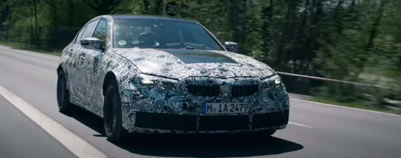 BMW в официальном видео показала спортивный седан M3