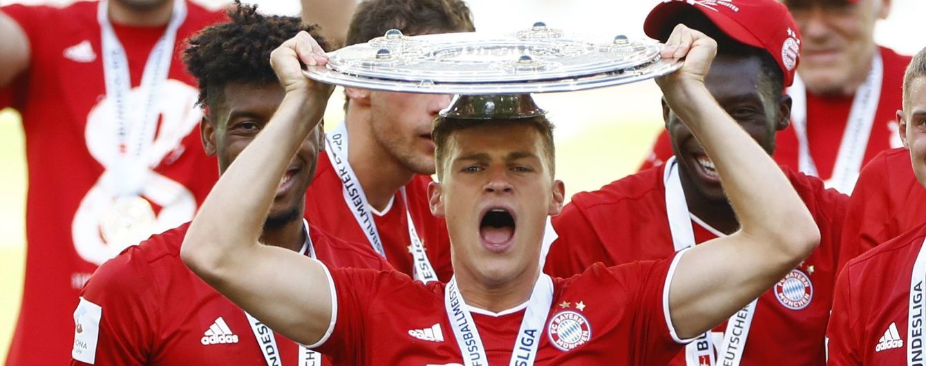Веселье с "салатницей": как "Бавария" отпраздновала чемпионство Бундеслиги, Левандовски стал лучшим игроком сезона