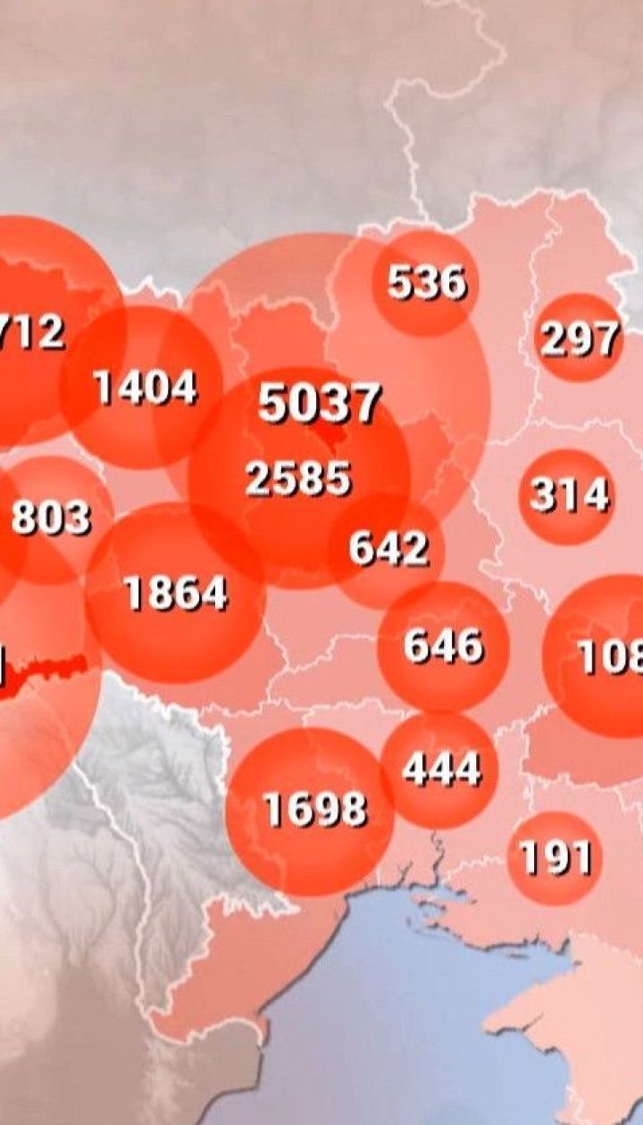 Коронавирусная статистика: в Украине 706 новых инфицированных COVID-19