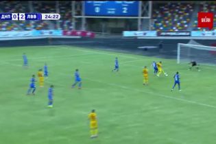 Дніпро-1 - Львів - 1:2. Відео голу Супряги