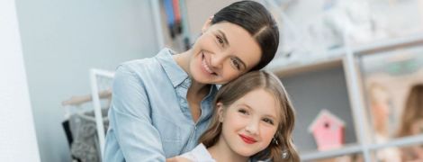 10-річна донька Валентини Хамайко зголила волосся
