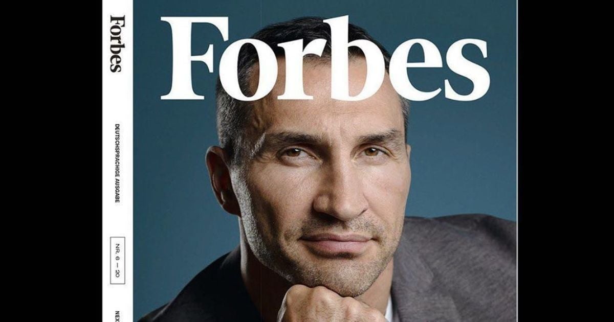 Стильный Владимир Кличко попал на обложку Forbes