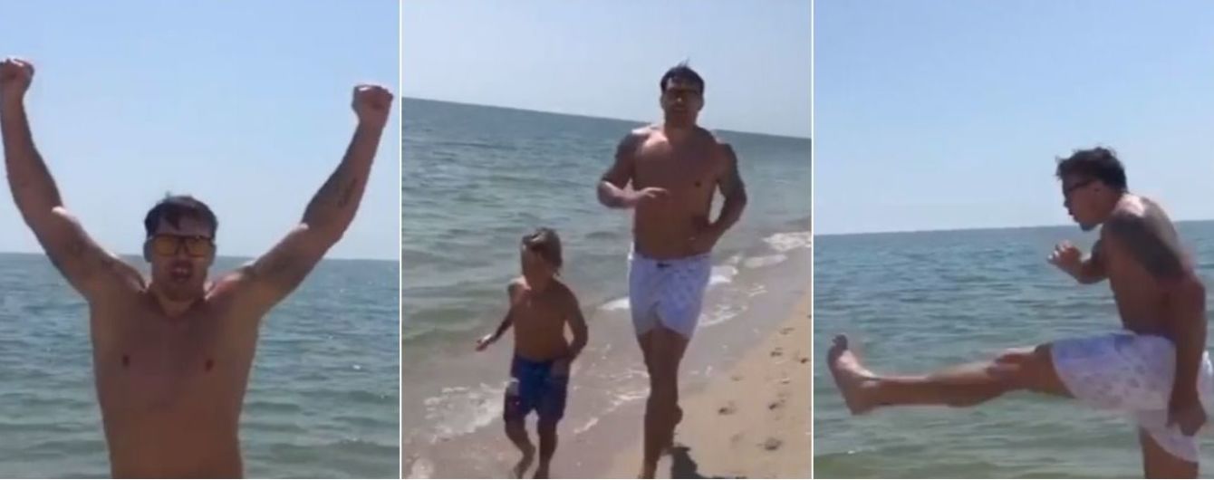 "Дерек, вер а ю?": Усик потролив Чісору гучними криками на морі
