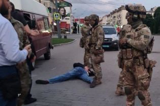 Появились видео задержания луцкого террориста