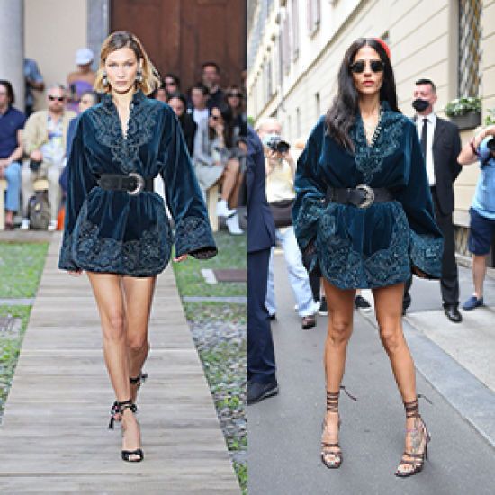 Кто эффектнее смотрится в тунике Etro?