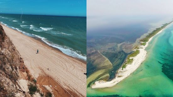 Мальовнича Санжійка та дикий Джарилгач: топ-5 місць для морського відпочинку