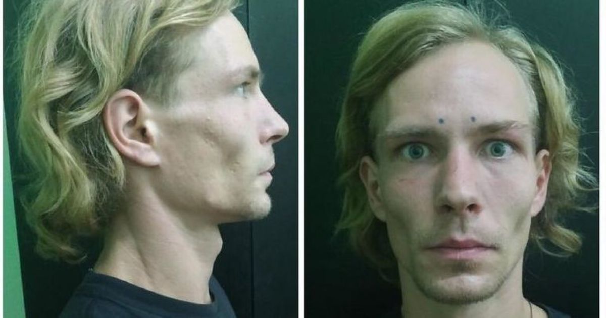 В Киеве мужчина с татуировкой в виде двух точек на лбу изнасиловал девушку