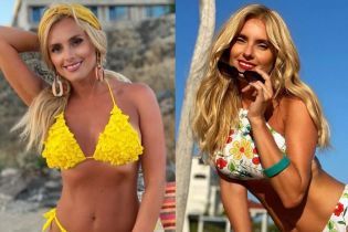 Битва сексуальных купальников Ирины Федишин: желтый vs цветочный