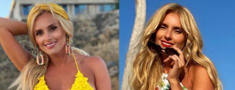 Битва сексуальных купальников Ирины Федишин: желтый vs цветочный