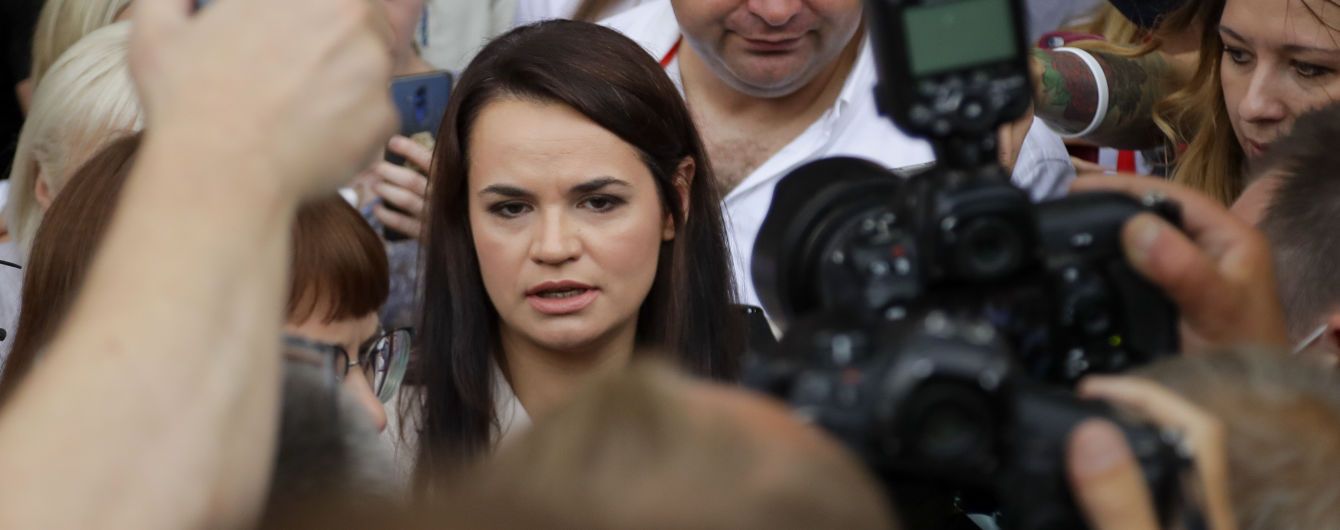 Тихановская считает, что выиграла выборы и требует передать ей власть