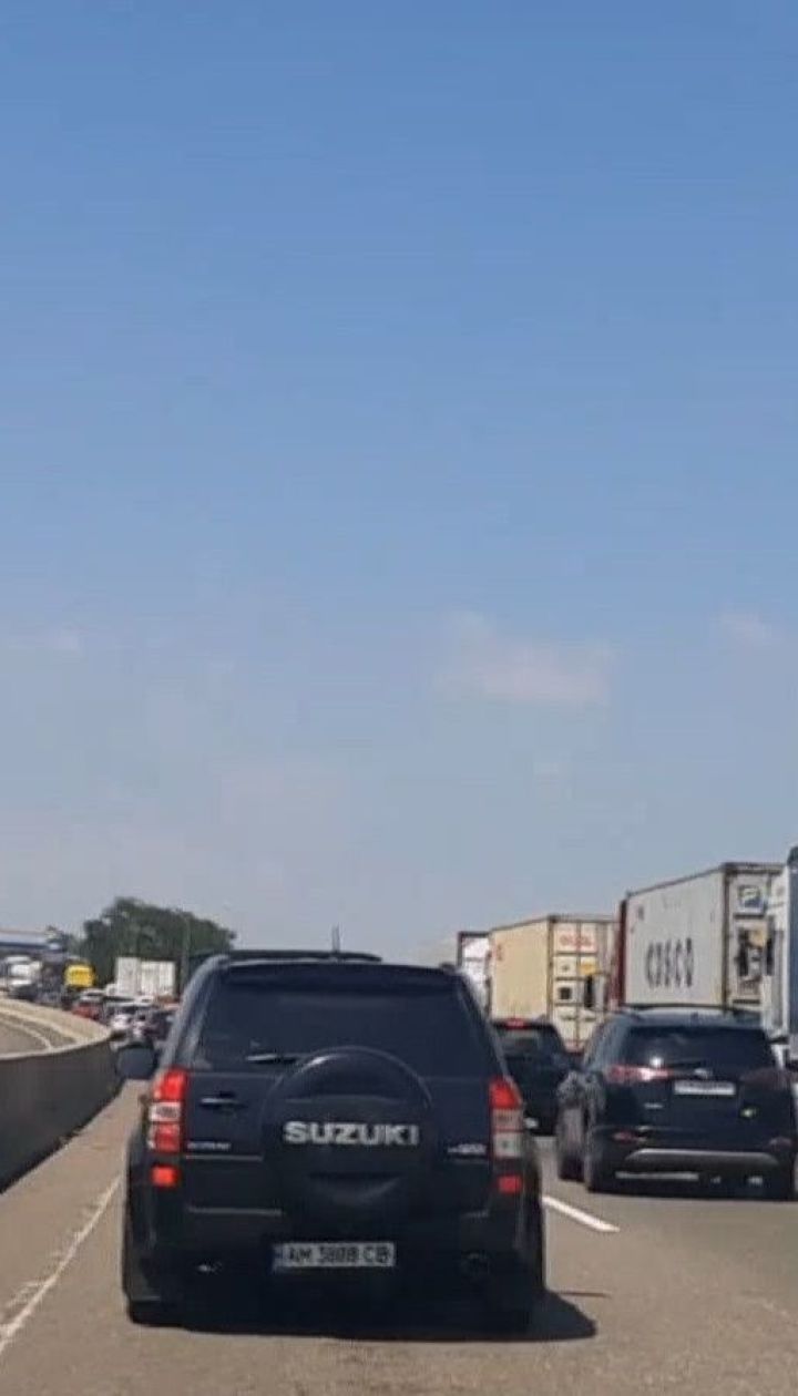 На трассе "Киев-Одесса" образовались километровые пробки