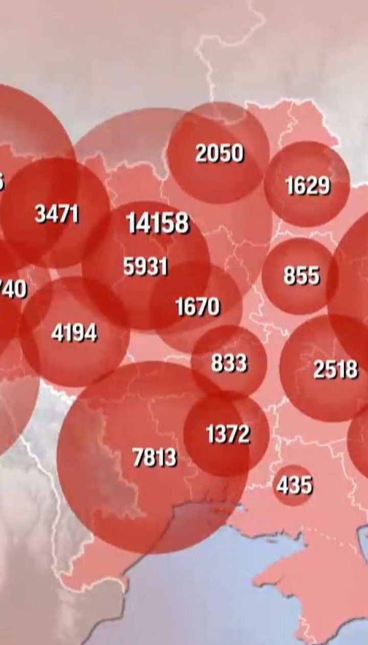 Коронавирус в Украине: за последние сутки умерли 54 человека