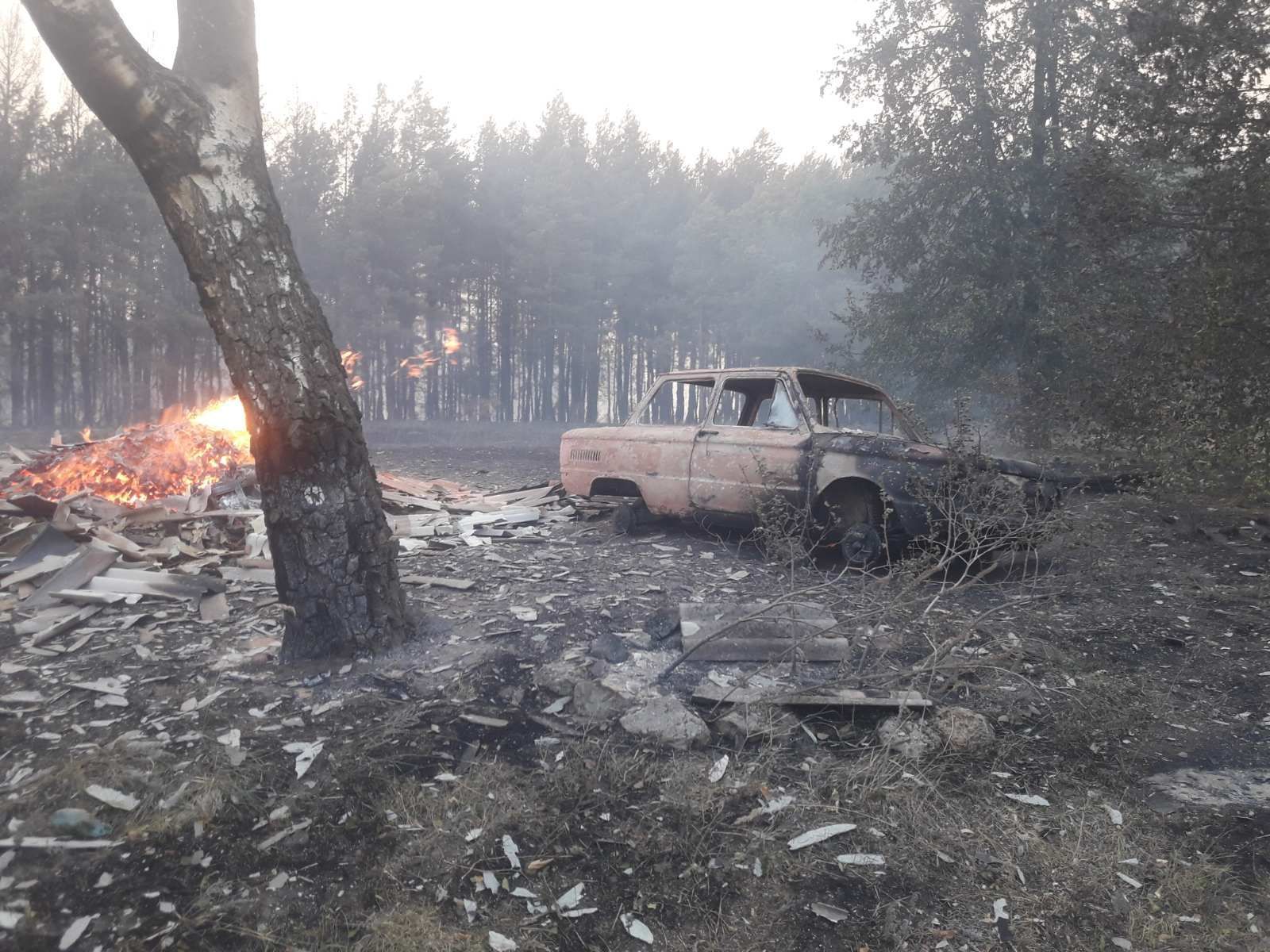 Пожежа у Харківській області