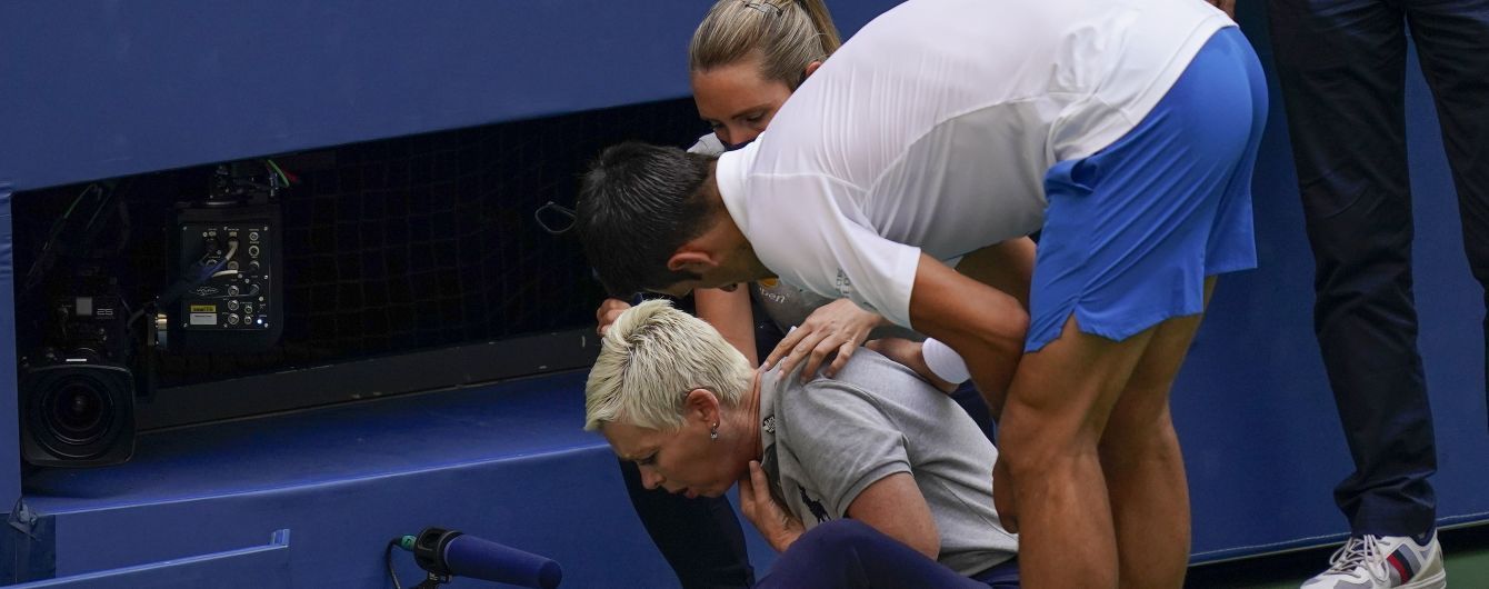 Найкращого тенісиста планети дискваліфікували з US Open за влучання м’ячем у суддю (відео)