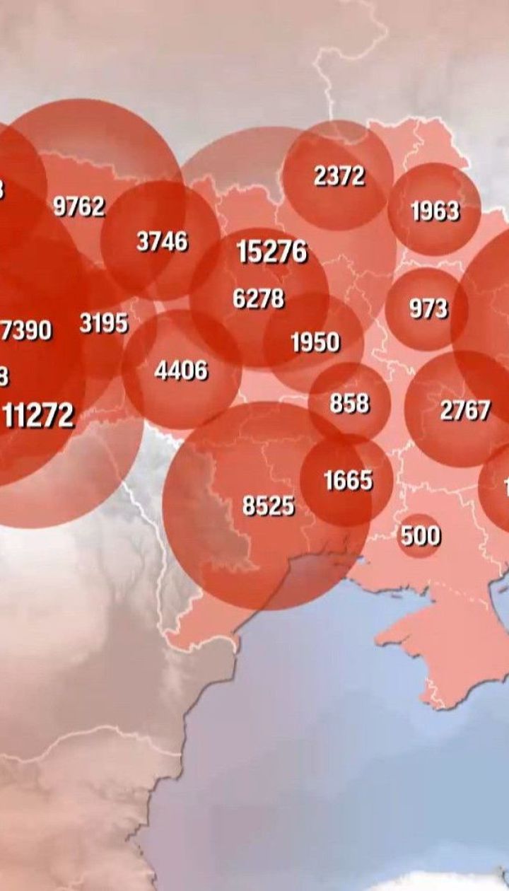 Статистика коронавируса: за сутки в Украине обнаружили 2174 больных COVID-19