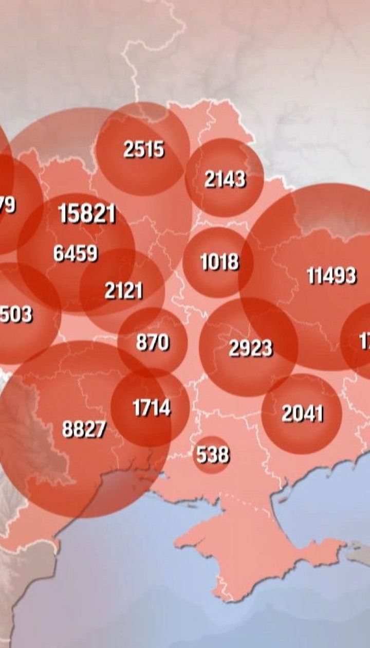 Свежие данные от Минздрава: за сутки заболели более 2,5 тысячи украинцев