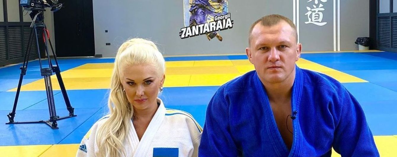 Зосереджена Катерина Бужинська у кімоно показала, як опанувала дзюдо