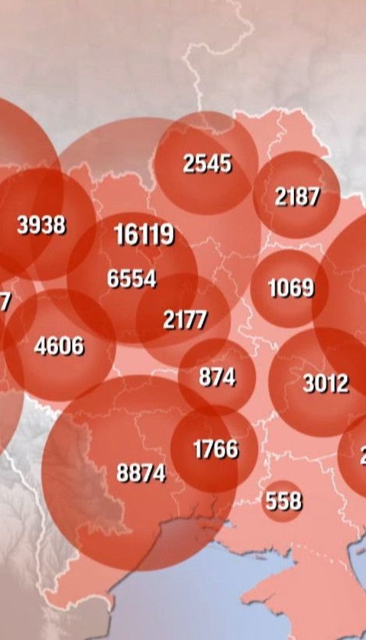 Эпидемия не отступает: в Украине зарегистрировали 2582 больных коронавирусом