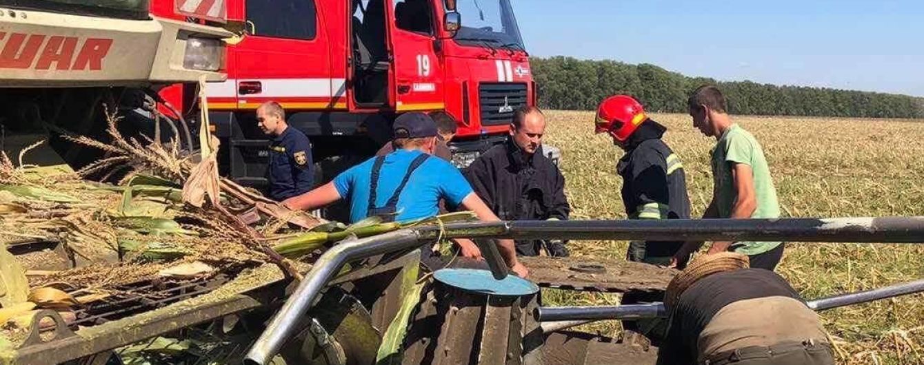 В Винницкой области пенсионерка попала под жатку комбайна: ей ампутировали ноги