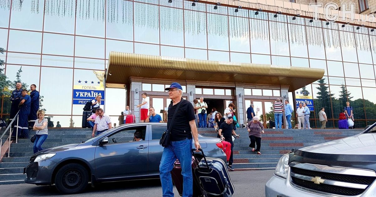 Мінування готелу Україна_2 / © ТСН/Євгеній Агарков