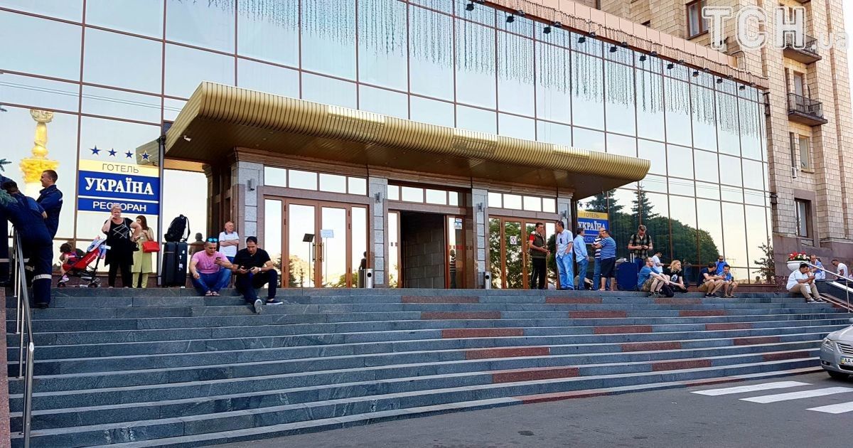 Мінування готелу Україна_6 / © ТСН/Євгеній Агарков