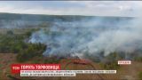 В Черкасской области пожар охватил почти 50 гектаров торфяников