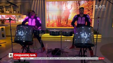 Группа RhythmMen устроил феерическое шоу в студии Сніданка