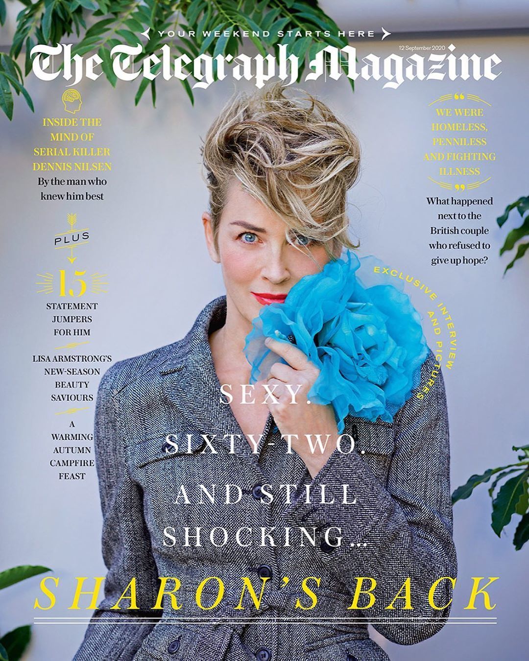 Шерон Стоун для The Telegraph Magazine_2