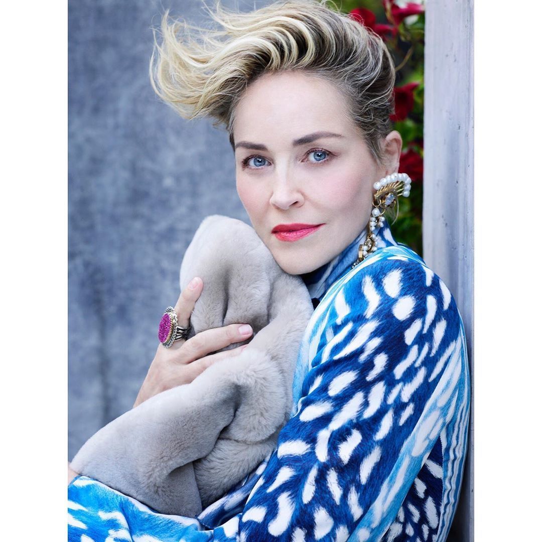 Шерон Стоун для The Telegraph Magazine_5