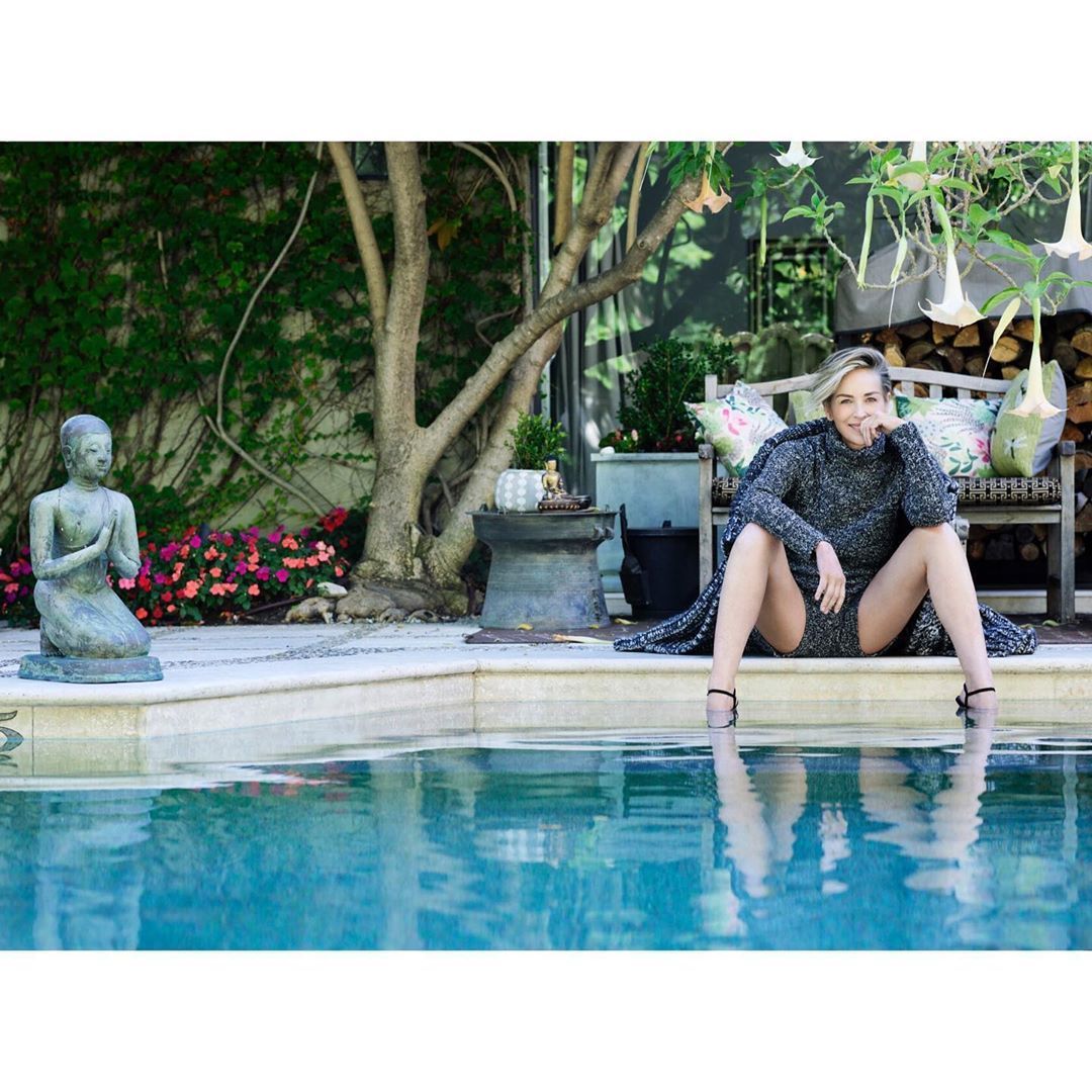 Шерон Стоун для The Telegraph Magazine_6