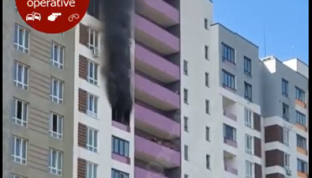 В Вишневом под Киевом вспыхнула новостройка: появилось видео